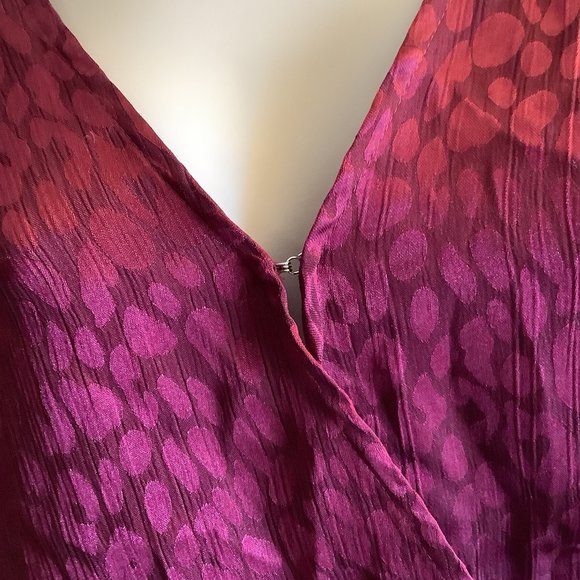 NWT Michael Kors Red Long Sleeve Dress Size: Medium - Picture 3 of 10